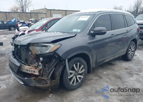 2019 Honda Pilot Ex-L z USA, uszkodzony, nr VIN 5FNYF5H40KB018282